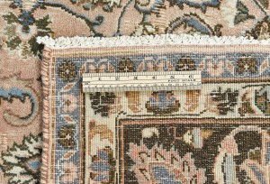 Semi Antique Muted Floral 6X9'5 Distressed Vintage Oriental Rug