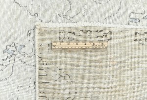 Antique Muted Floral 9'0X12'6 Distressed Vintage Oriental Rug