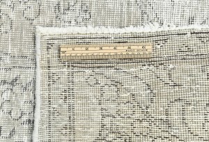 Antique Muted Beige Floral 7'6X10'7 Distressed Vintage Oriental Rug