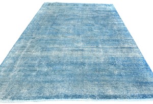 Antique Muted Floral 6X9 Distressed Vintage Oriental Rug