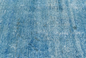Antique Muted Floral 6X9 Distressed Vintage Oriental Rug
