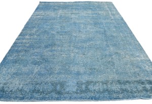 Antique Muted Floral 6X9 Distressed Vintage Oriental Rug