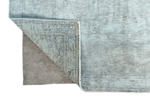 Antique Traditional Floral 6'5X'9'7 Distressed Vintage Oriental Rug
