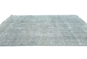 Antique Traditional Floral 6'5X'9'7 Distressed Vintage Oriental Rug