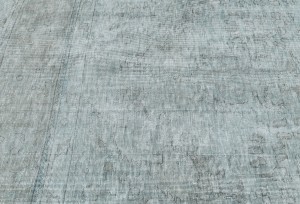 Antique Traditional Floral 6'5X'9'7 Distressed Vintage Oriental Rug