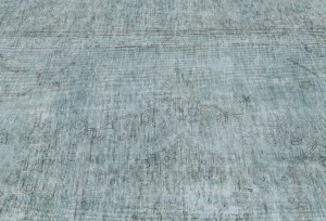 Antique Traditional Floral 6'5X'9'7 Distressed Vintage Oriental Rug