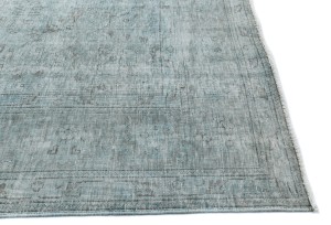 Antique Traditional Floral 6'5X'9'7 Distressed Vintage Oriental Rug