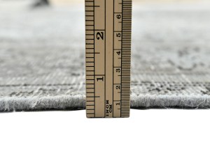 Antique Overdyed Traditional 6'7X'9 Distressed Vintage Oriental Rug