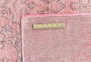Antique Overdyed Traditional 5'7X'9'2 Distressed Vintage Oriental Rug