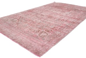 Antique Overdyed Traditional 5'7X'9'2 Distressed Vintage Oriental Rug