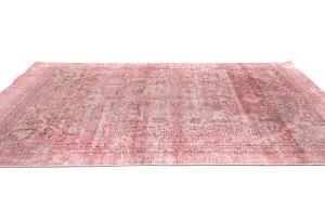 Antique Overdyed Traditional 5'7X'9'2 Distressed Vintage Oriental Rug
