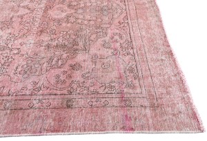 Antique Overdyed Traditional 5'7X'9'2 Distressed Vintage Oriental Rug