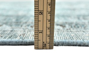 Blue-gray Antique Overdyed Traditional 5X9 Distressed Vintage Oriental Rug