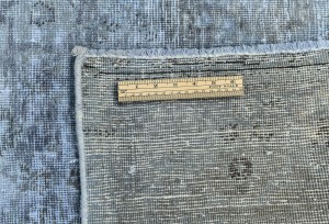 Antique Overdyed Traditional 6'4X9'7 Distressed Vintage Oriental Rug
