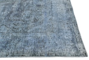 Antique Overdyed Traditional 6'4X9'7 Distressed Vintage Oriental Rug