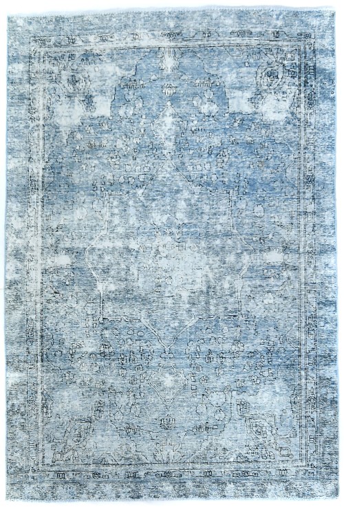 Antique Overdyed Traditional 6X9 Distressed Vintage Oriental Rug