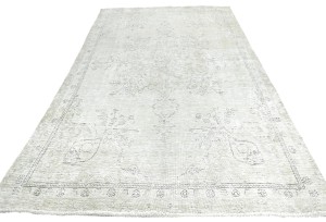 Antique Floral Traditional 5X9 Distressed Vintage Oriental Rug