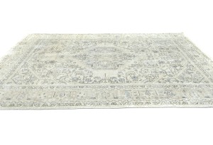 Antique Floral Traditional 6'5X10 Distressed Vintage Oriental Rug