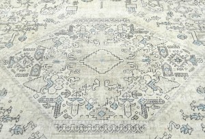 Antique Floral Traditional 6'5X10 Distressed Vintage Oriental Rug