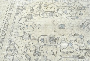 Antique Floral Traditional 6'5X10 Distressed Vintage Oriental Rug