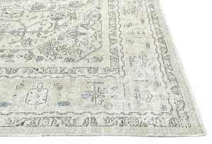 Antique Floral Traditional 6'5X10 Distressed Vintage Oriental Rug