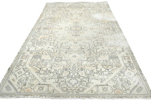 Antique Floral Traditional 5X9 Distressed Vintage Oriental Rug