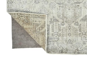 Antique Floral Traditional 5X7 Distressed Vintage Oriental Rug