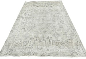 Antique Floral Traditional 5X7 Distressed Vintage Oriental Rug