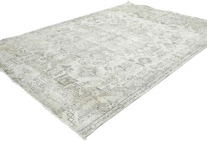 Antique Floral Traditional 5X7 Distressed Vintage Oriental Rug