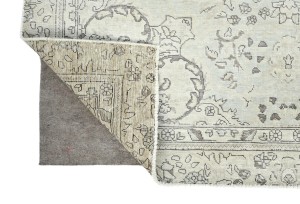 Antique Floral Traditional 5'6X8'9 Distressed Vintage Oriental Rug