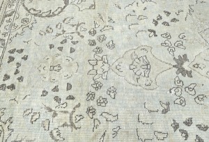 Antique Floral Traditional 5'6X8'9 Distressed Vintage Oriental Rug