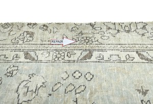 Antique Floral Traditional 5'6X8'9 Distressed Vintage Oriental Rug