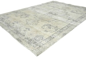 Antique Floral Traditional 5'7X8 Distressed Vintage Oriental Rug