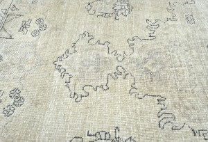 Antique Floral Traditional 5'7X8 Distressed Vintage Oriental Rug