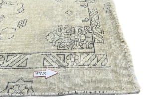 Antique Floral Traditional 5'7X8 Distressed Vintage Oriental Rug