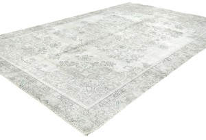 Antique Floral Traditional 6X9 Distressed Vintage Oriental Rug