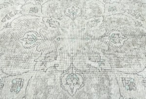 Antique Floral Traditional 6X9 Distressed Vintage Oriental Rug