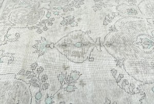 Antique Floral Traditional 6X9 Distressed Vintage Oriental Rug