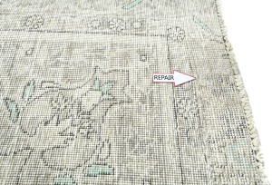 Antique Floral Traditional 6X9 Distressed Vintage Oriental Rug