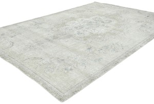 Muted Beige Antique Floral Traditional 6X9 Distressed Vintage Oriental Rug