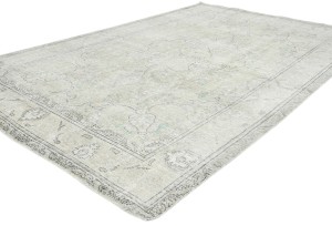 Antique Floral Traditional 6X10 Distressed Vintage Oriental Rug
