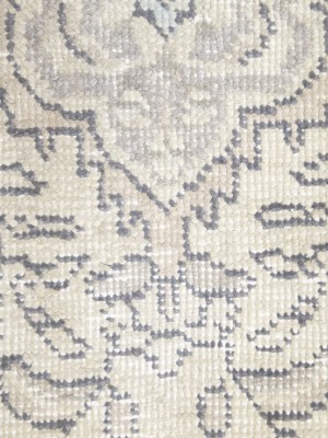 Muted Beige Antique Floral Traditional 6'6X9'5 Distressed Vintage Oriental Rug