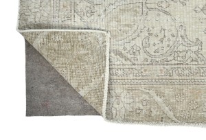 Antique Floral Traditional 5'7X8'8 Distressed Vintage Oriental Rug
