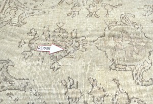 Antique Floral Traditional 5'7X8'8 Distressed Vintage Oriental Rug