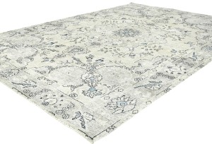 Antique Floral Traditional 6'5X9'2 Distressed Vintage Oriental Rug