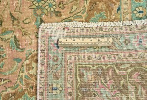 Semi Antique Floral Traditional 6X9 Distressed Vintage Oriental Rug