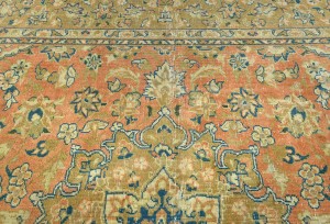 Semi Antique Floral Traditional 6X9 Distressed Vintage Oriental Rug