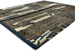 Multicolored Tribal Modern 8X10 Moroccan Style Oriental Rug