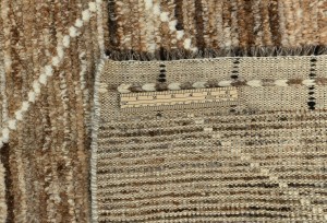 Beige Tribal Modern 7'7X10'5 Moroccan Style Oriental Rug