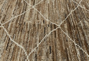 Beige Tribal Modern 7'7X10'5 Moroccan Style Oriental Rug